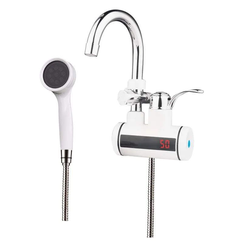 Проточный водонагреватель MIXXUS Electra 280-EW с индикатором температуры Белый (OL-MI6113)