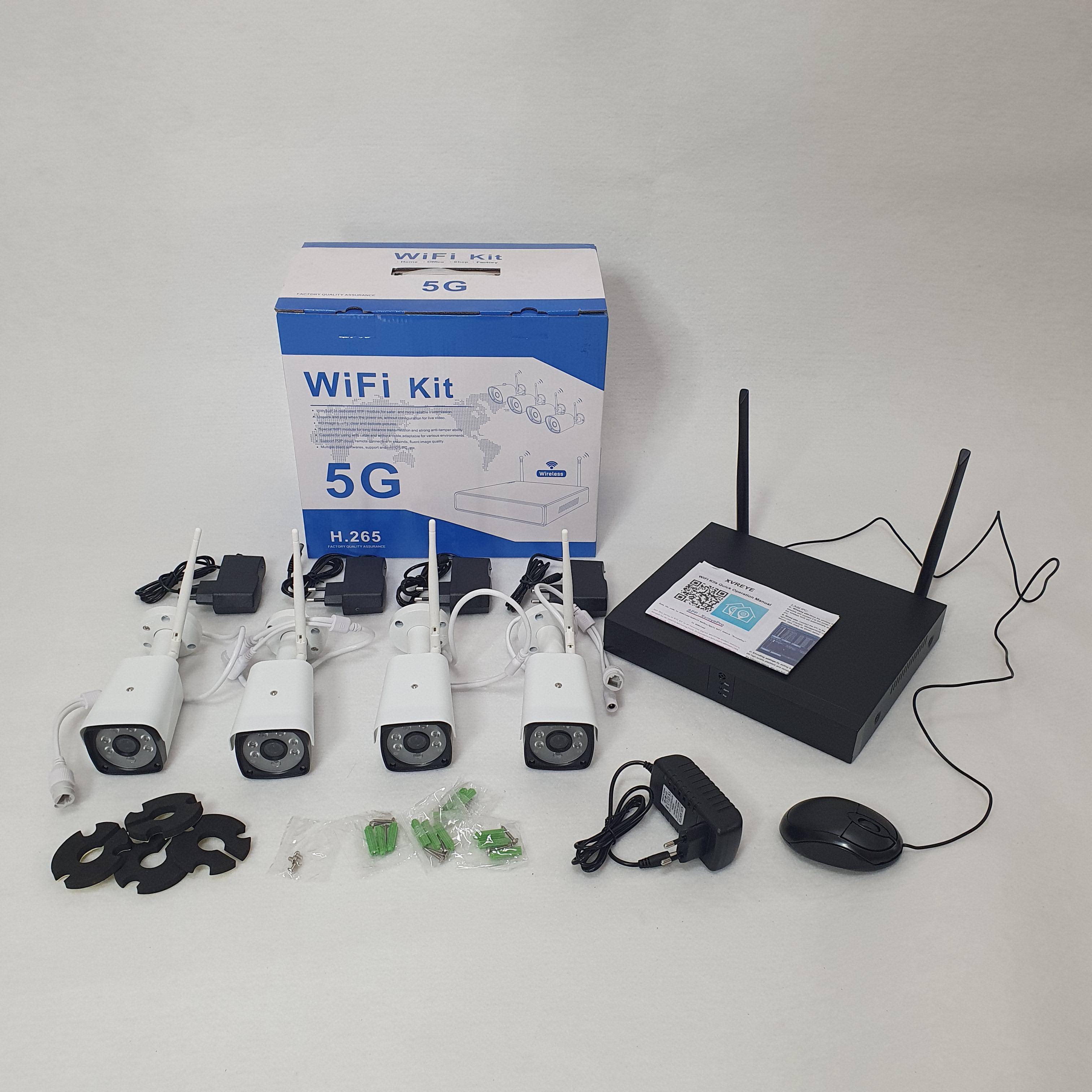 Система видеонаблюдения Kit Wifi 5G 4 камеры (5G-5000)