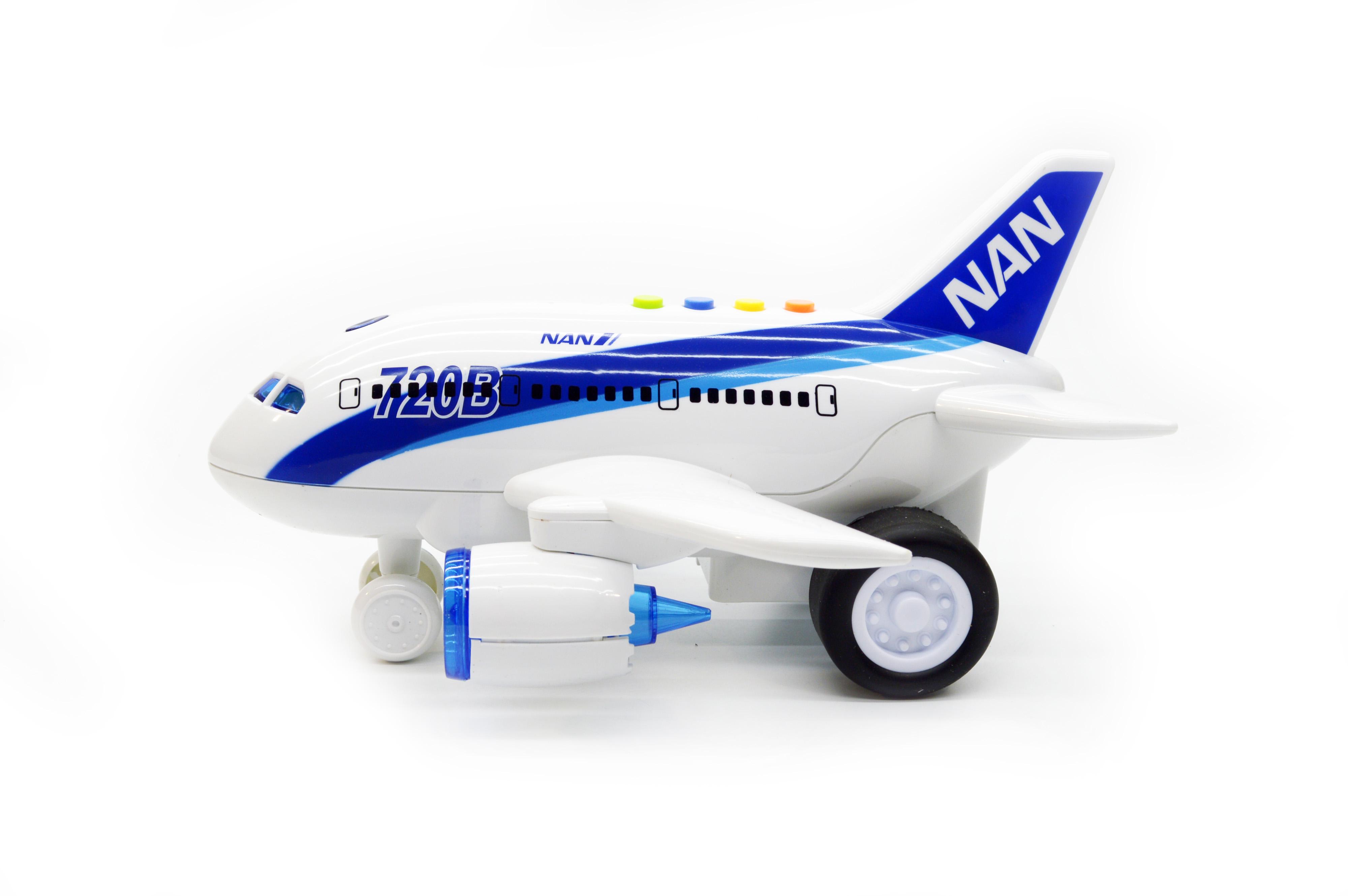 Игрушка самолет пассажирский свет звук инерция (WY720B) - фото 2 Игрушка самолет пассажирский свет звук инерция (WY720B) - фото 2