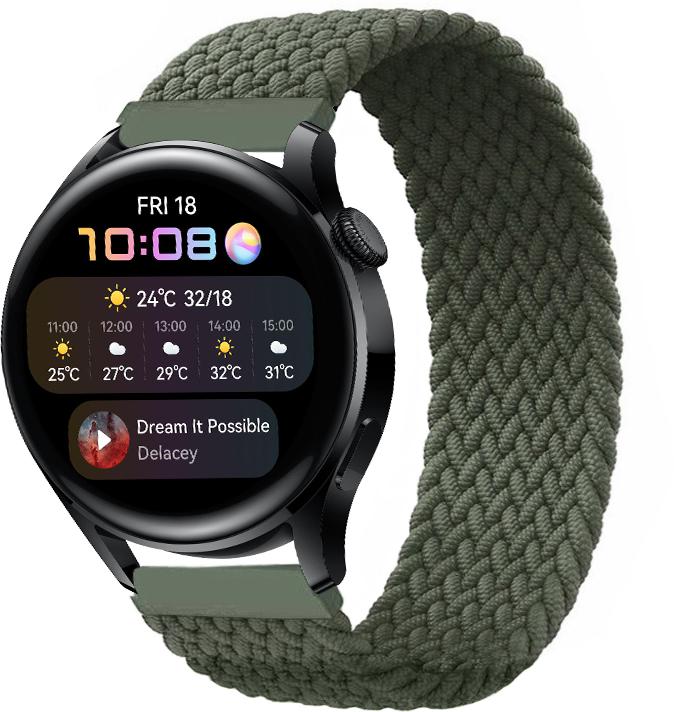 Ремінець Solo Loop для Huawei Watch 3 (145 мм) Khaki (22568-17) Ремінець Solo Loop для Huawei Watch 3 (145 мм) Khaki (22568-17)