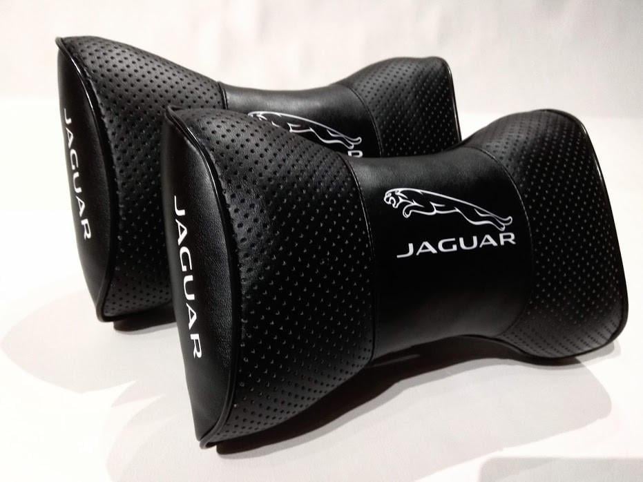 Подушка на подголовник авто Jaguar 2 шт. (00481) Подушка на подголовник авто Jaguar 2 шт. (00481)