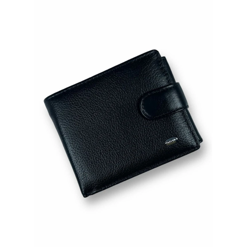 Кошелек кожаный мужской Черный (7417)