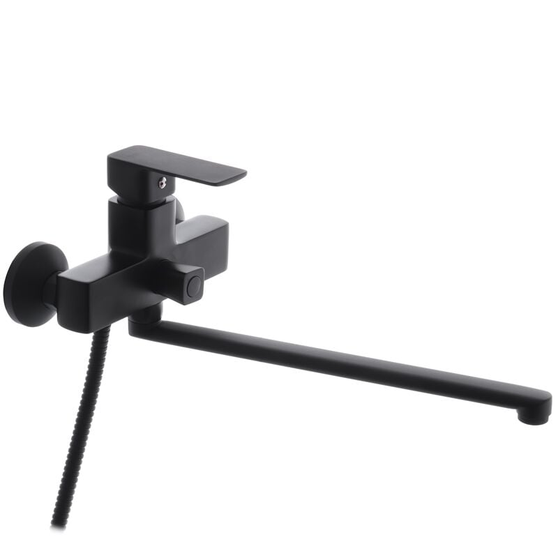 Смеситель для ванны Haiba Kubus 006 Черный (HB3931) Смеситель для ванны Haiba Kubus 006 Черный (HB3931)