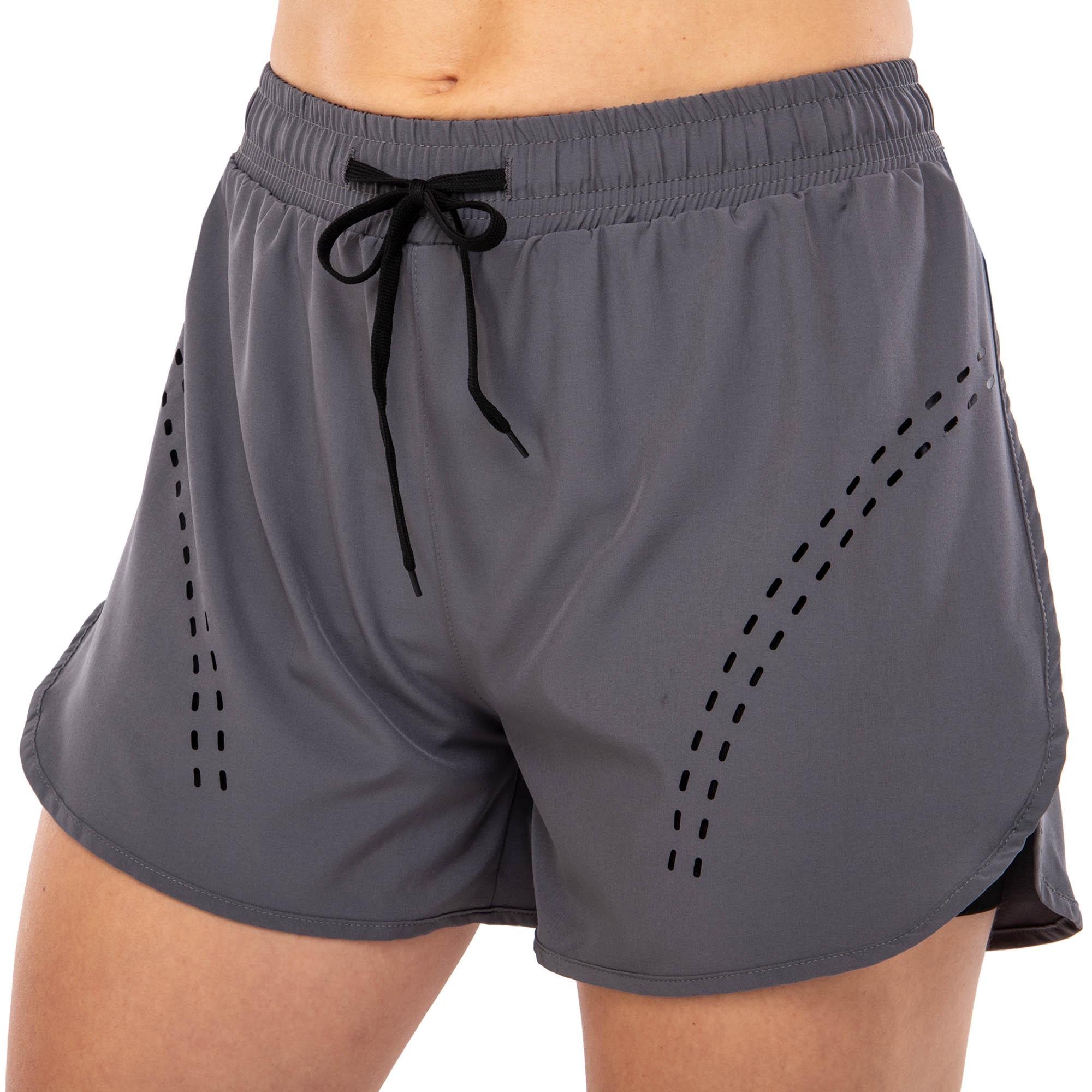 Шорти жіночі спортивні SP-Sport 12208 подвійні XL Сірий