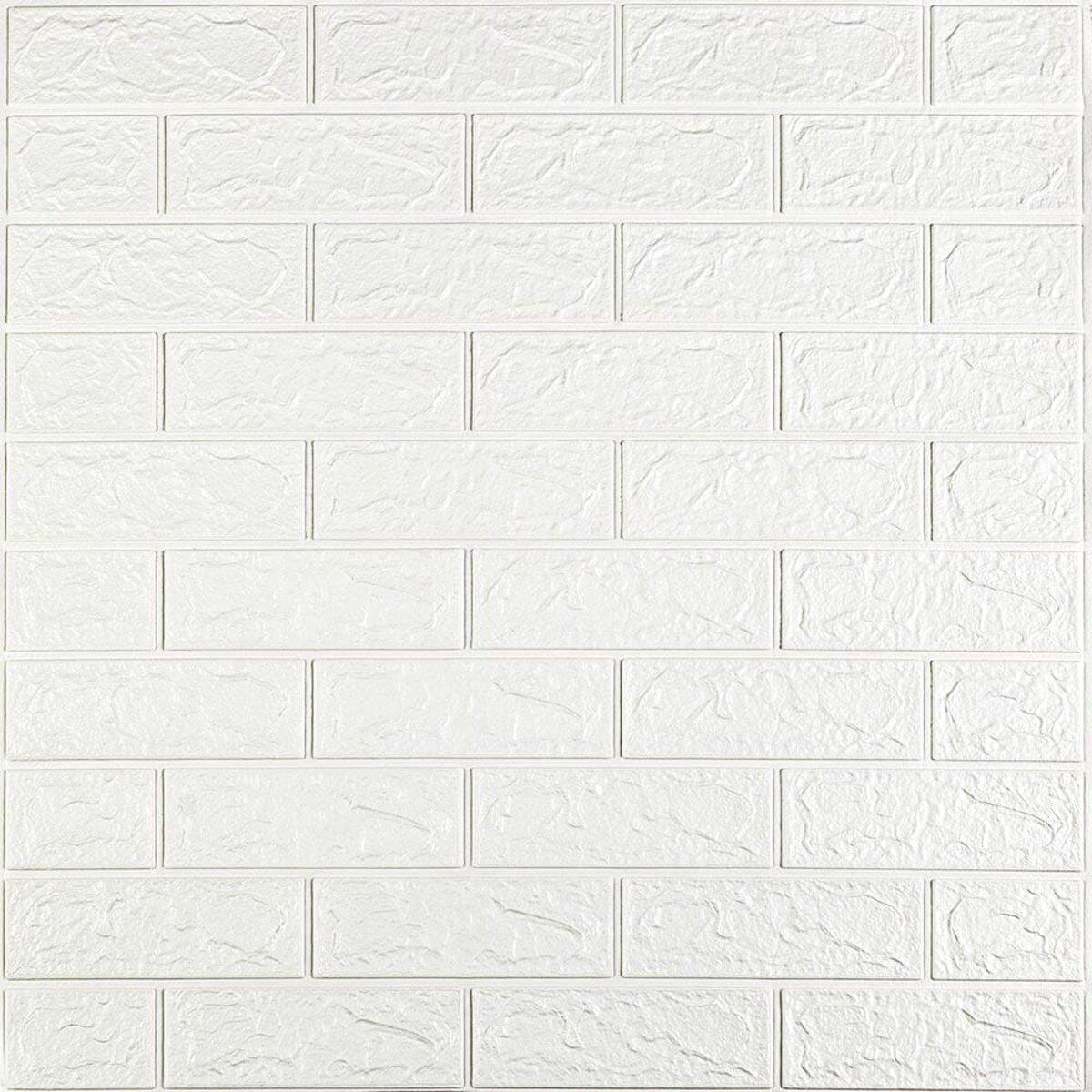 3D-панель стеновая 700х770х2 мм Белый (SW-00001914)