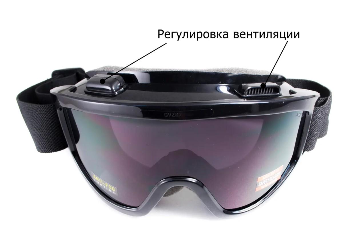 Окуляри захисні Global Vision Wind-Shield 3 lens Kit Anti-Fog (29125b41) - фото 5