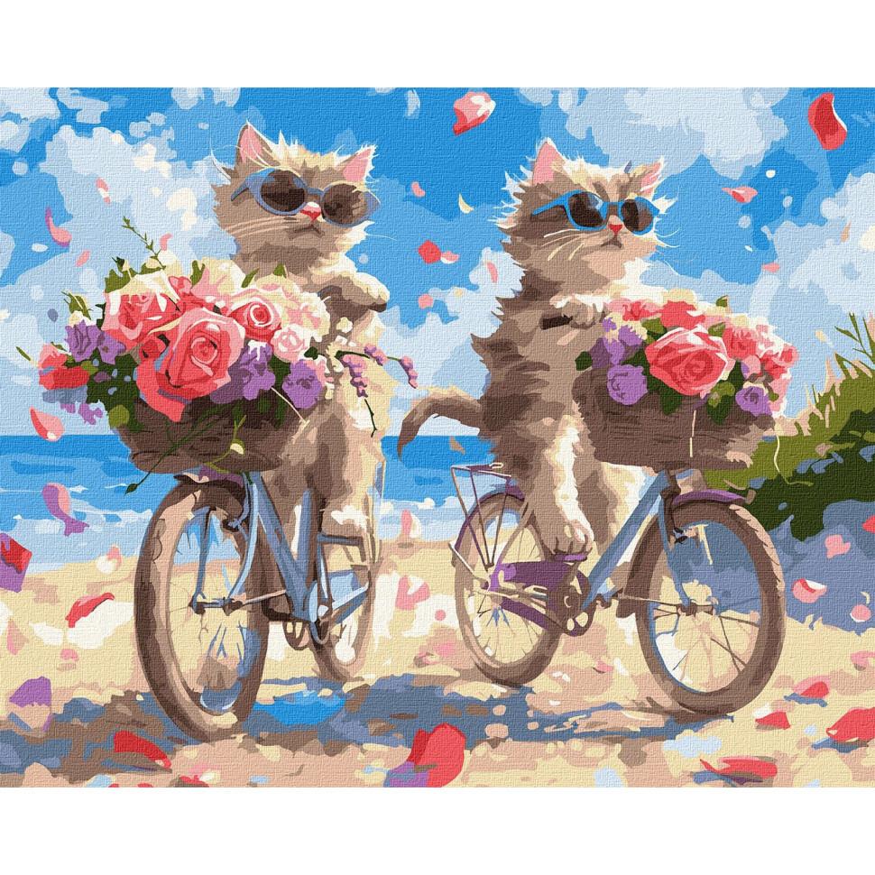 Картина за номерами Ideyka Літній велопробіг 40x50 см (KHO6634)
