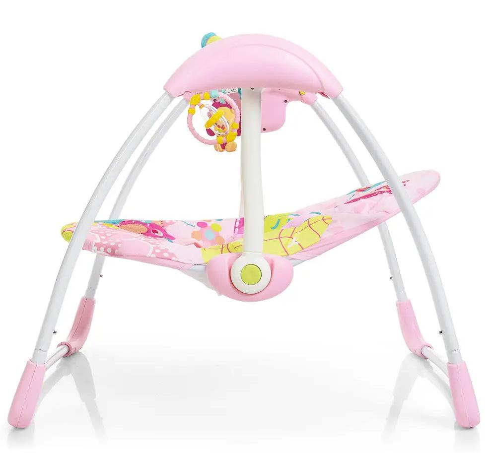 Шезлонг-качалка Mastela Deluxe Portable Swing Розовый (6519) - фото 4