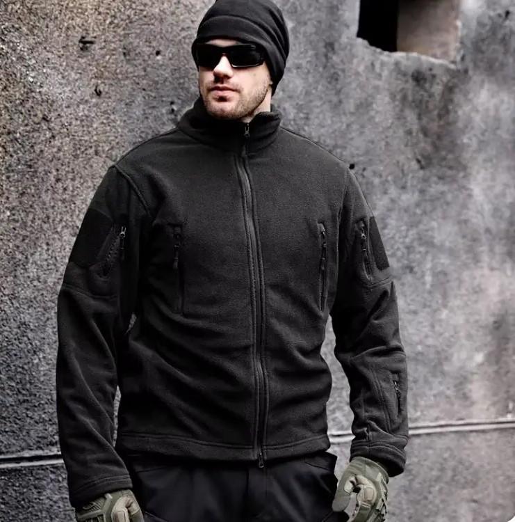 Куртка флісова Solve для активного відпочинку L Чорний (KT6000432) - фото 1 Куртка флісова Solve для активного відпочинку L Чорний (KT6000432) - фото 1