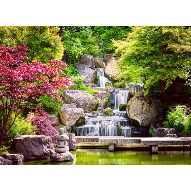 Алмазная мозаика Strateg Премиум Кайото Гарден 50x65 см (Str-SGK86085)