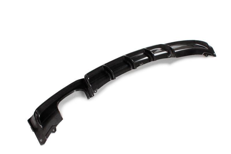 Диффузор заднего бампера DDCarbon V6 для M-Sport для BMW 3 серия F-30/31/34 2012-2019 гг. натуральный карбон (136928)