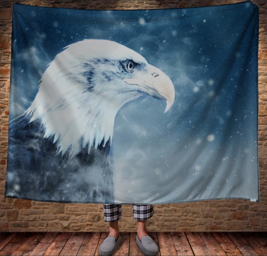 Плед с 3D принтом Орел 150x200 см (epi_1678)