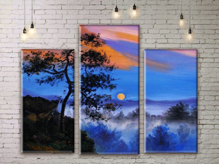 Картина модульная ArtStar ADNA0180 150х180 см 3 части