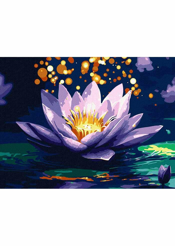 Картина по номерах Ideyka Магічна лілія з фарбами металік extra 30х40 см (KHO3296)