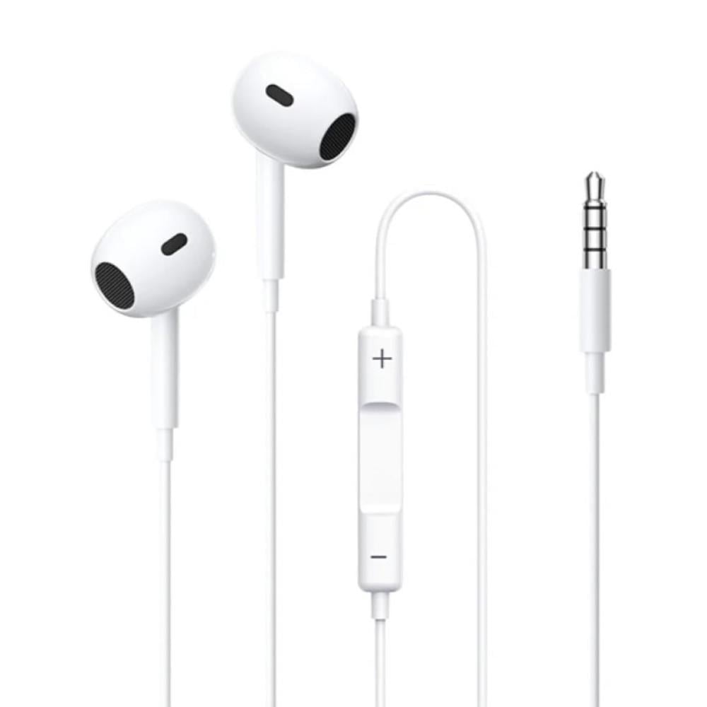 Наушники с микрофоном Remax RM-570 Wirred Earphone White (100590)