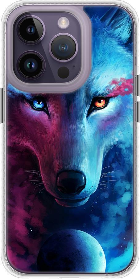 Чехол на iPhone 14 Pro Арт-волк (3999pc-2646-42517)