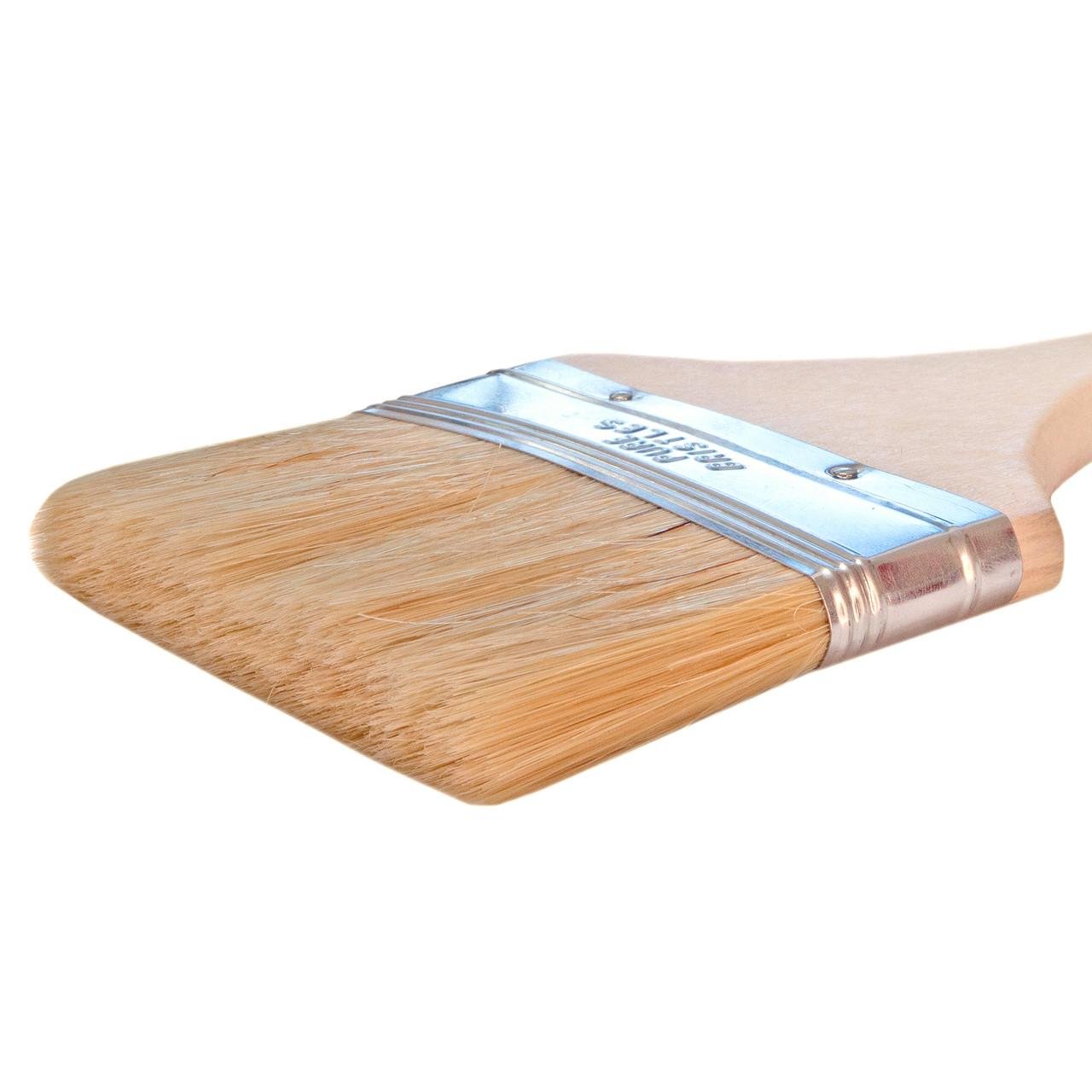 Пензель для фарб флейцевий HORSAY Hard змішаний ворс 3″ (1901-065) - фото 2