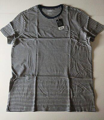 Футболка чоловіча в смужку Livergy L Синій