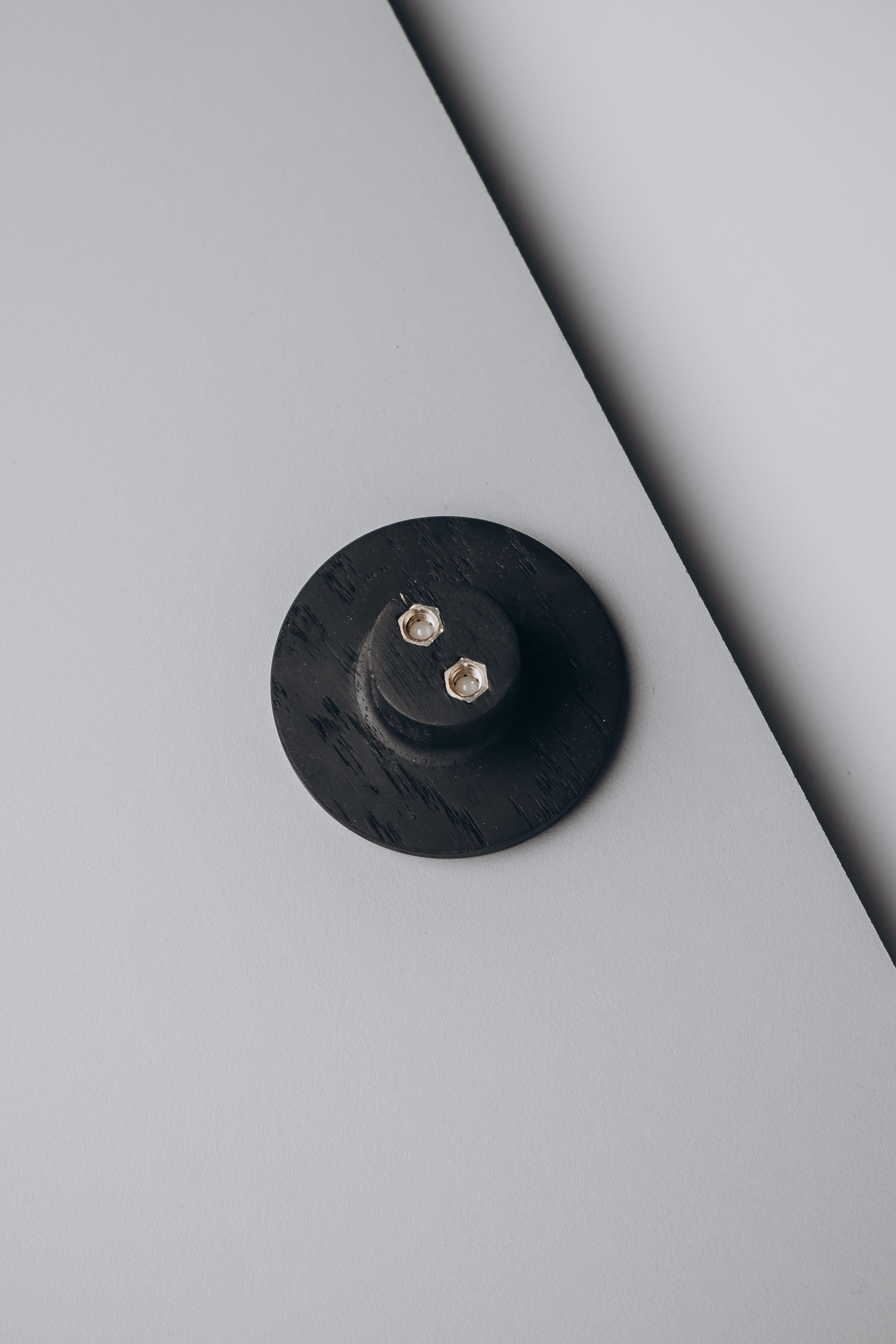 Меблева ручка з дерева 7 см Umbrella black - фото 7 Меблева ручка з дерева 7 см Umbrella black - фото 7