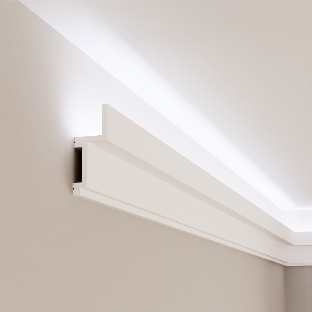 Карниз полиуретановый Grand Decor KH 915 для LED освещения 70x27x2000 мм (25398470)