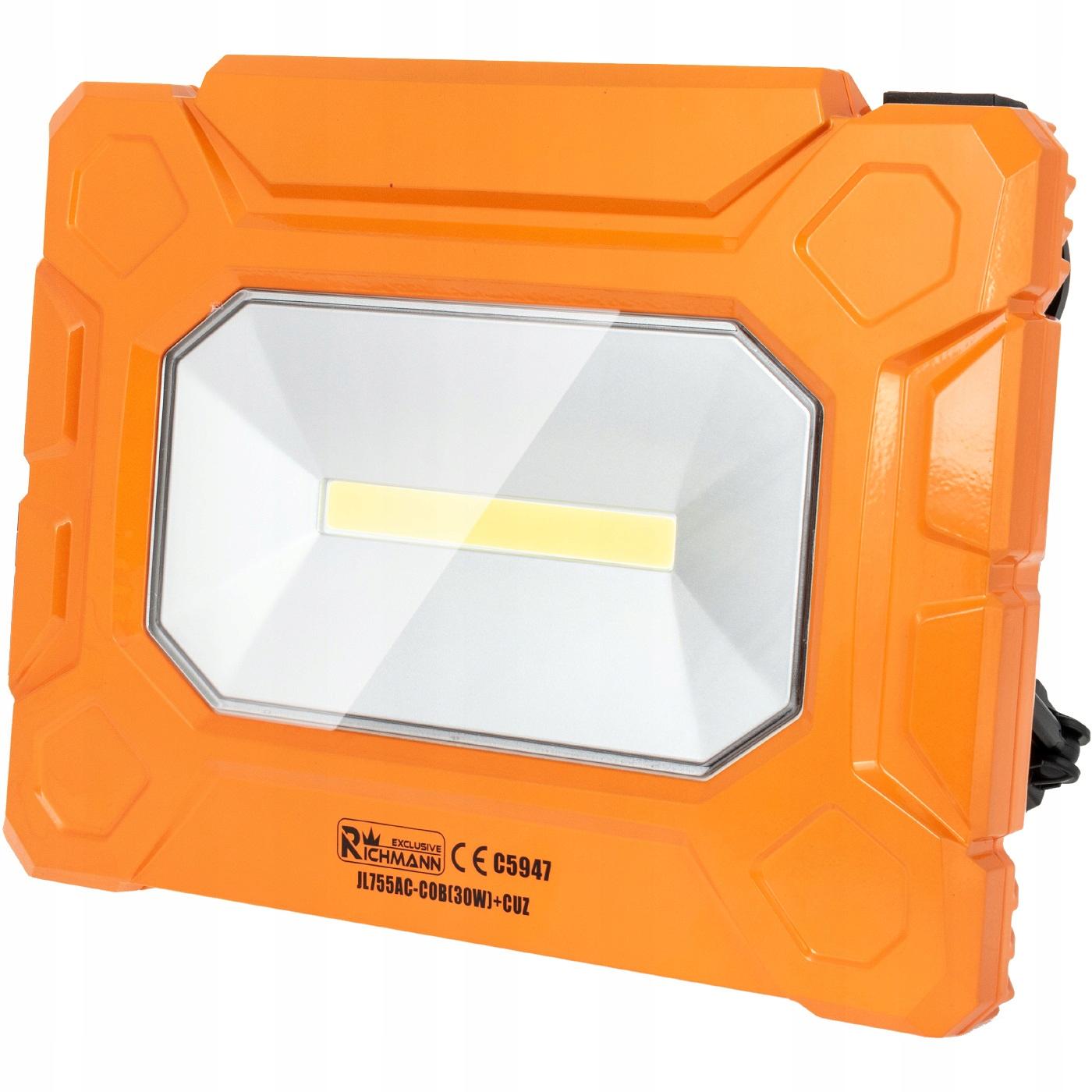 Лампа багатофункціональна галогенна Richmann COB LED 2xUSB 30 W 3000 Lm (C5947) - фото 9 Лампа багатофункціональна галогенна Richmann COB LED 2xUSB 30 W 3000 Lm (C5947) - фото 9