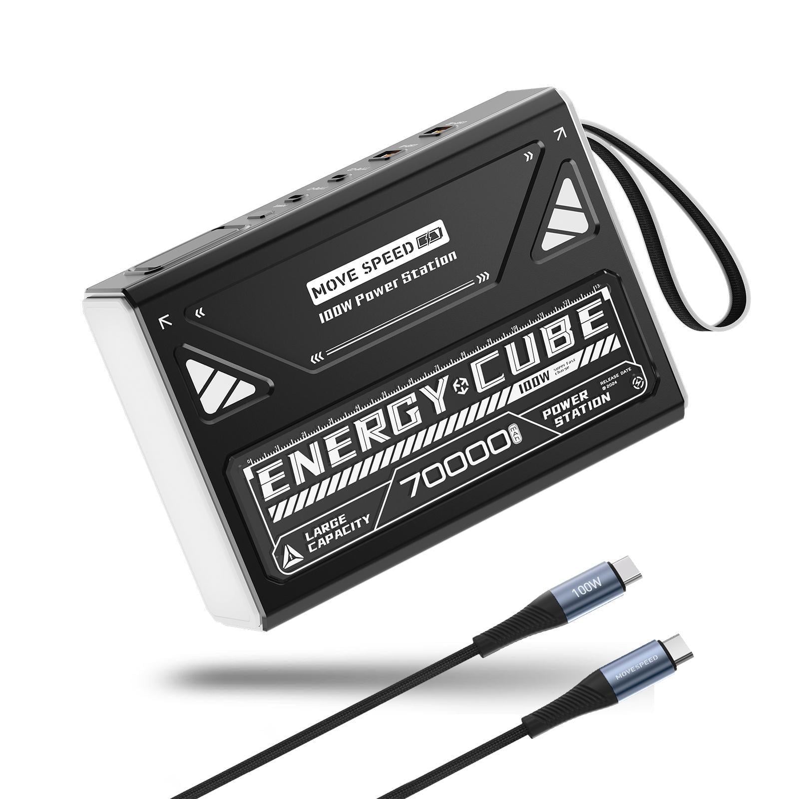 Повербанк для ноутбука MOVESPEED Z70 70000 mAh Pro 100W 19V 20V 5A с быстрой зарядкой (MOVESPEED-Z70-pro)