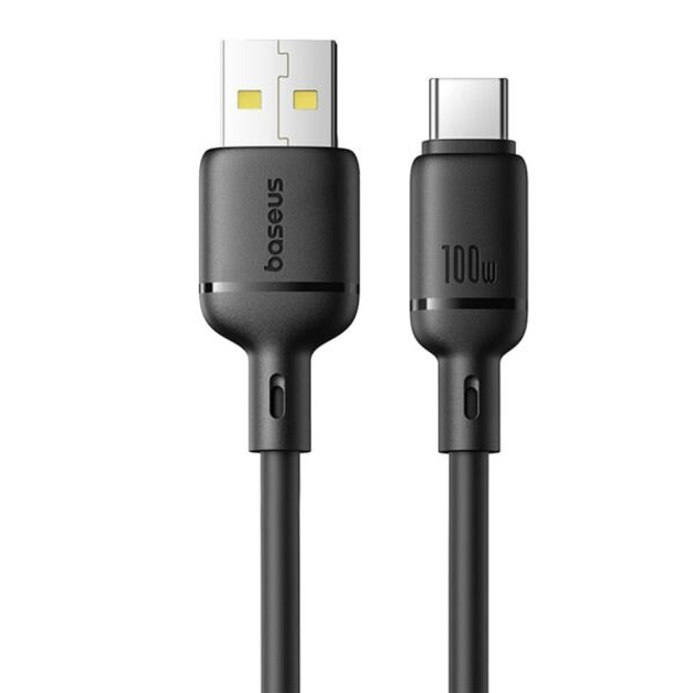 Кабель Baseus Silky Series Cable USB to Type-C 100W 2m P10377703113-01 Black