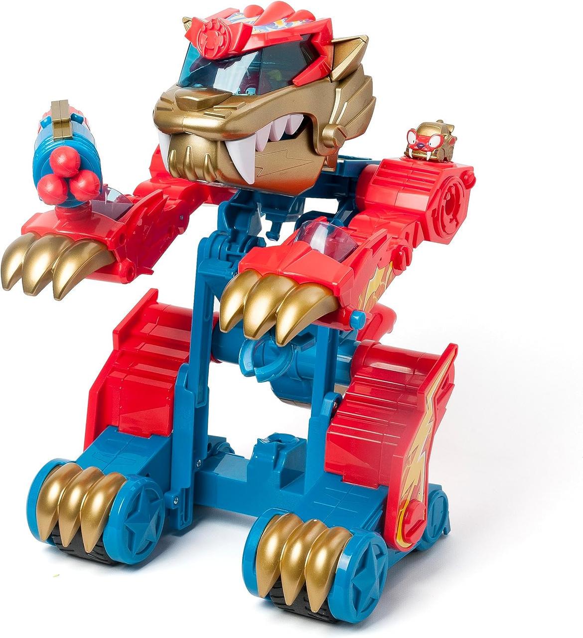 Робот-трансформер Super Zings Things Tiger Robot Wild Transformer Tigerbot Set - фото 1