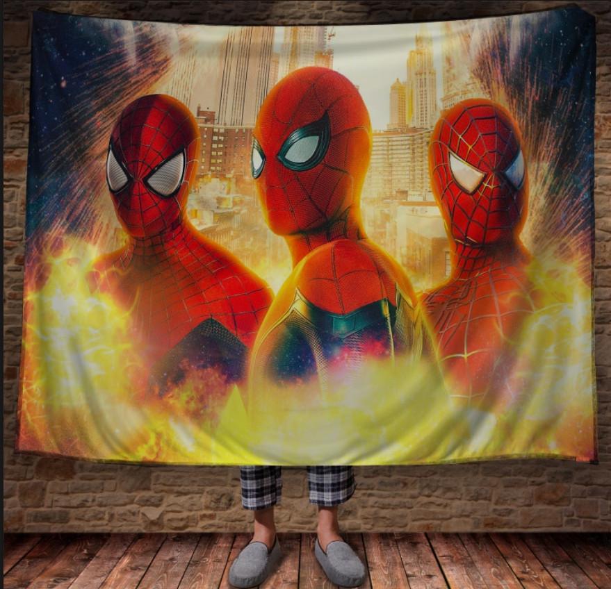 Плед с 3D принтом Спайдермен 150х200 см (epi_1781)