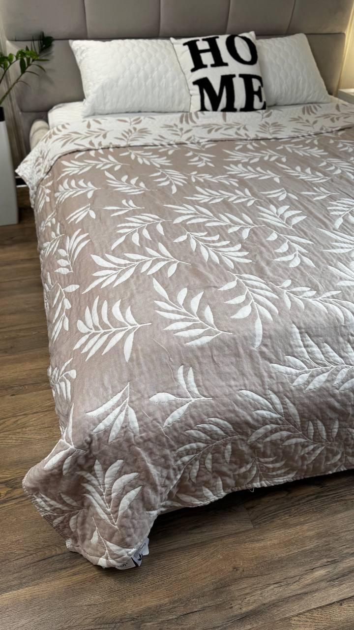 Покривало бавовняне 200х230 см Бежевий (Д-muslin25-007-05) - фото 1 Покривало бавовняне 200х230 см Бежевий (Д-muslin25-007-05) - фото 1