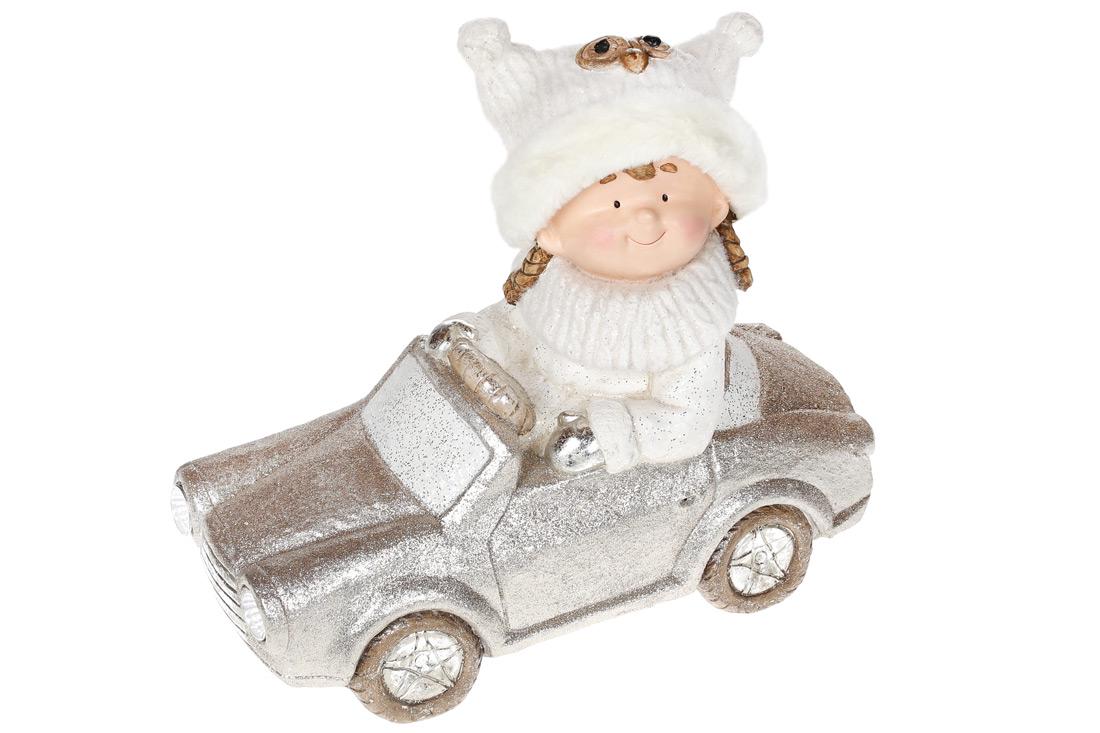 Новогодний декор BonaDi Машина (711-285)