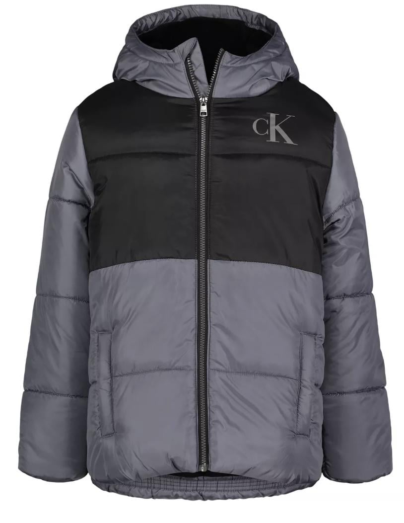 Куртка на хлопчика зимова Calvin Klein Jeans з капюшоном 2Т (35015153)