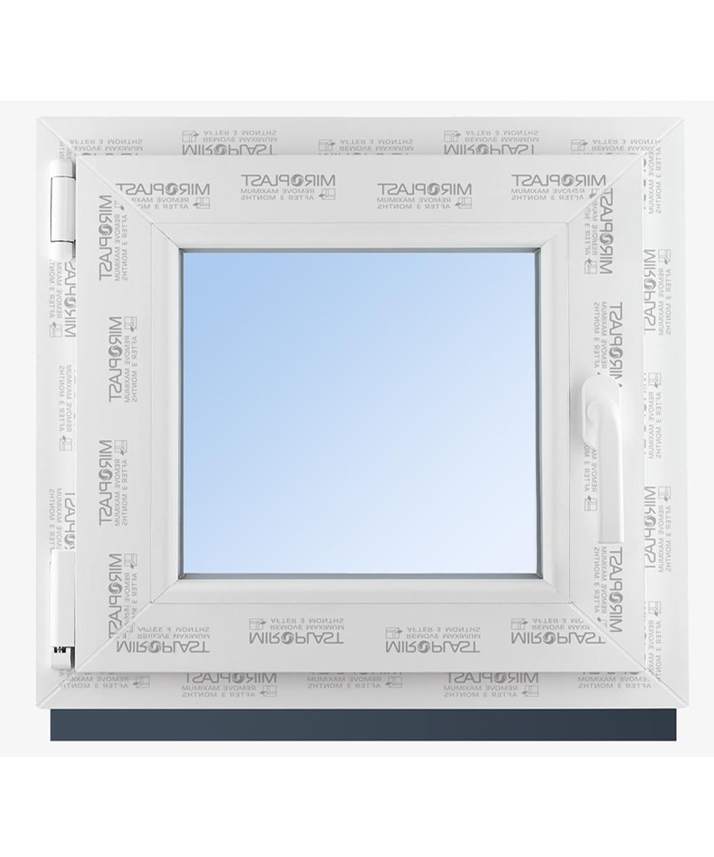 Вікно металопластикове поворотно-відкідне WDS Miroplast з однокамерним склопакетом 600х550 мм (4-16-4)