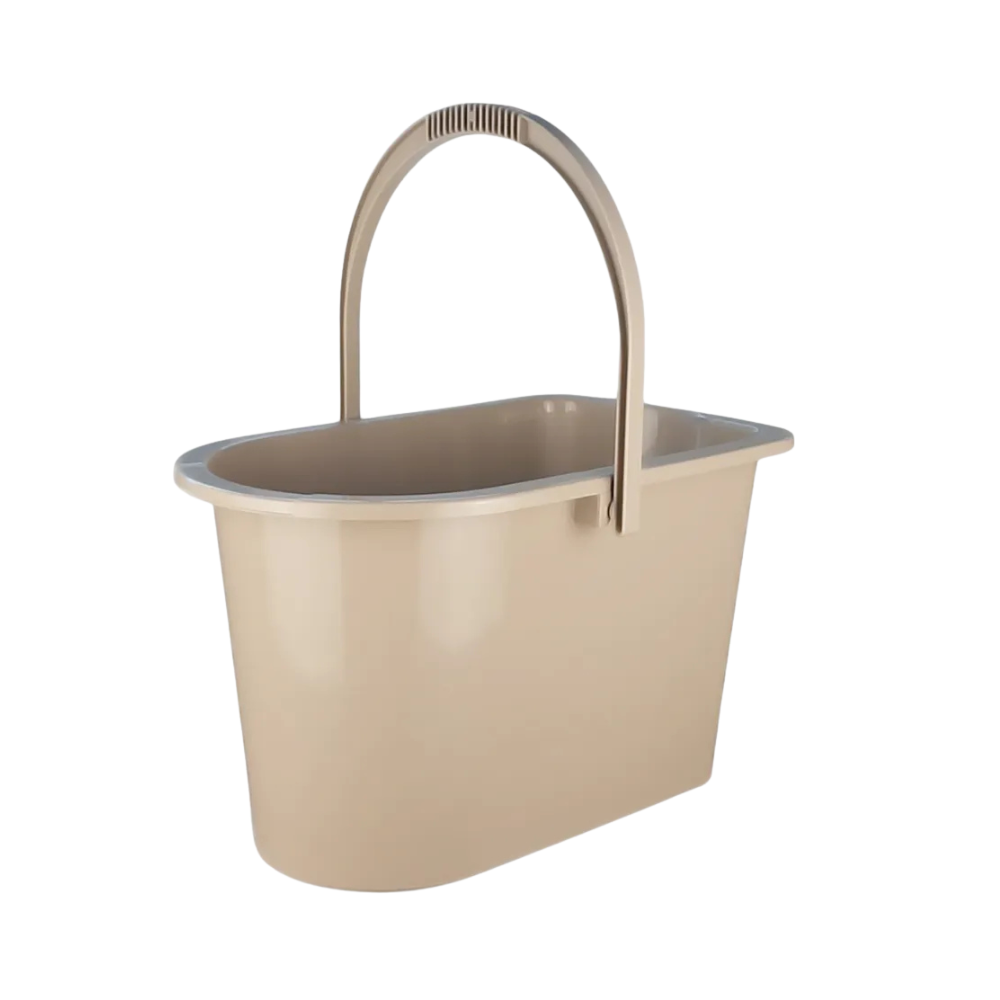 Ведро овальное пластиковое Soloplast с ручкой для уборки 14 л (2548435666)