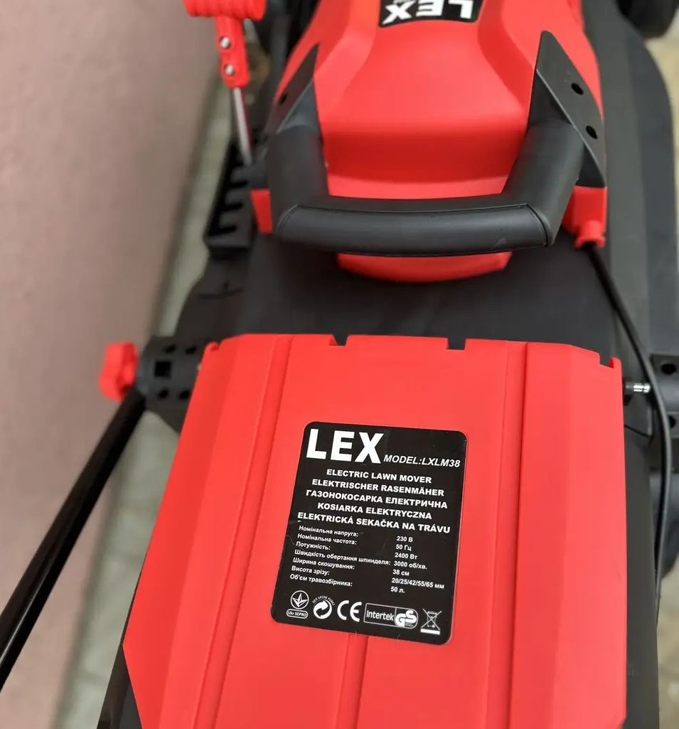 Газонокосилка электрическая LEX LXLM38 2400W 320 мм (10880) - фото 2