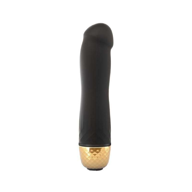 Вибратор для точки G Dorcel Mini Must 12 см Золотисто-черный (34664)