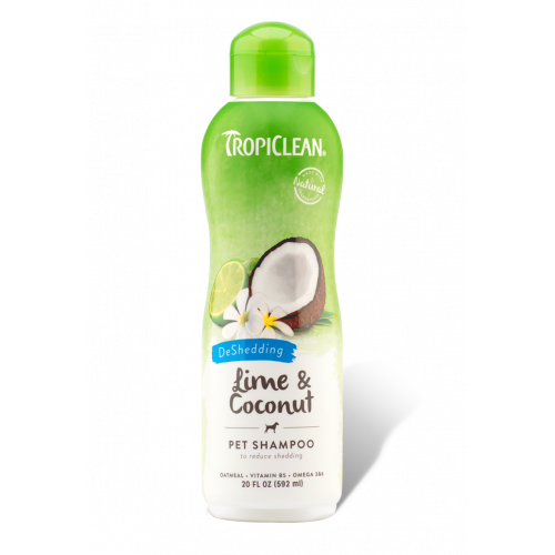 Шампунь Tropiclean Lime Coconut для ускорения линьки для собак и кошек 355 мл (202528)
