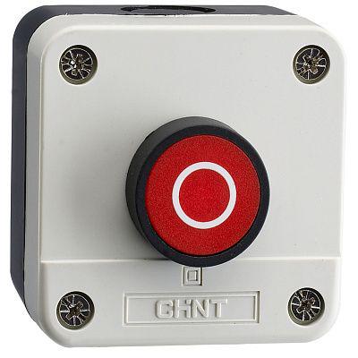 Пост одномісний CHINT NP2-B112 Стоп 4.5А 230V 1NC IP40 (573931)