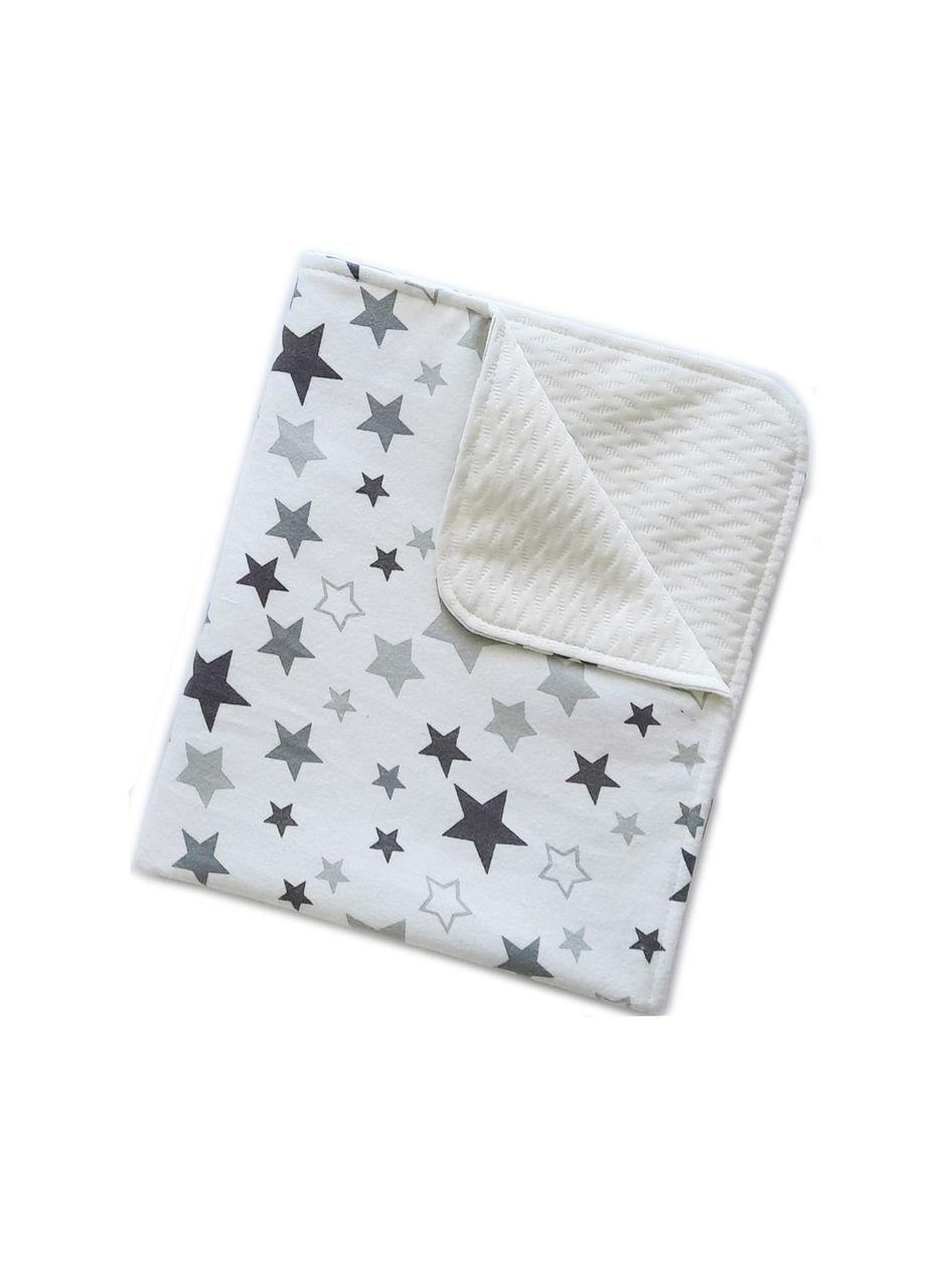 Пелюшка для дітей багаторазова Giselle непромокаюча двостороння 50х60 см Білий (6005003)