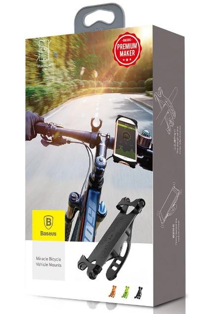 Держатель для телефона Baseus Miracle Bicycle Vehicle Mounts на велосипед Black (011329) - фото 6