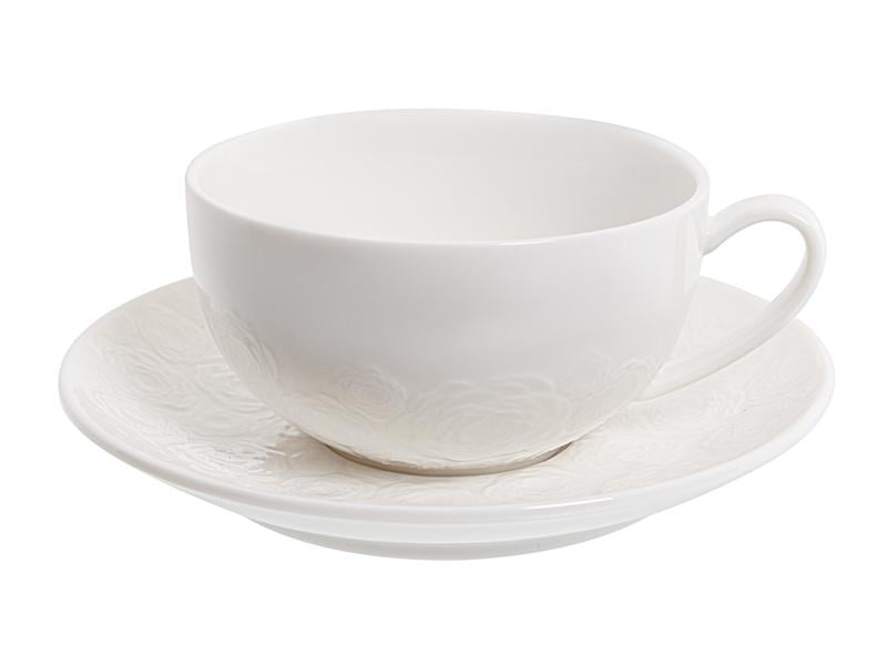 Чашка чайна порцелянова Lefard з блюдцем 220 мл (944-074)