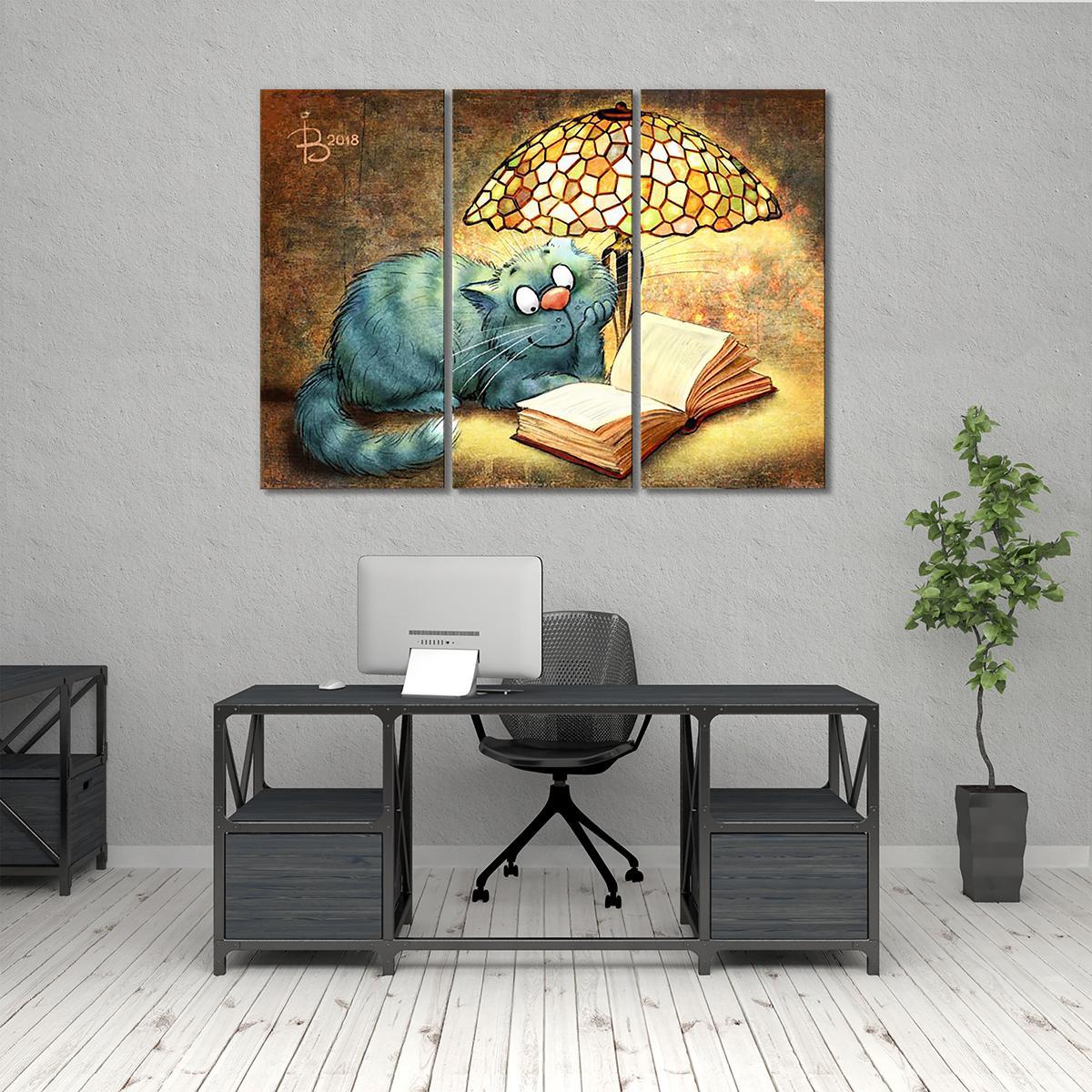 Модульная картина Знание - свет 3 модуля 50x75 см