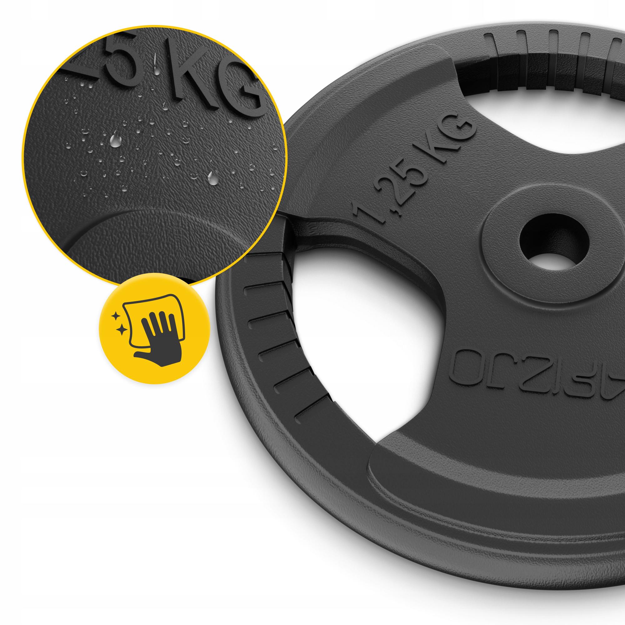 Диск металевий 4fizjo 2 x 1.25 кг 26 мм Black (P-5905973401357) - фото 5 Диск металевий 4fizjo 2 x 1.25 кг 26 мм Black (P-5905973401357) - фото 5