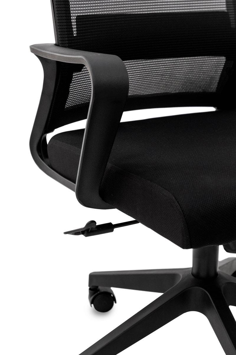 Стул офисный компьютерный Мікс Меблі Байт Черный - фото 4 Стул офисный компьютерный Мікс Меблі Байт Черный - фото 4