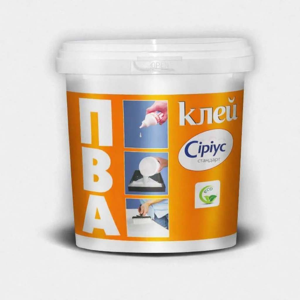 Клей ПВА Сириус для обоев и дерева 1 кг (2467712997)