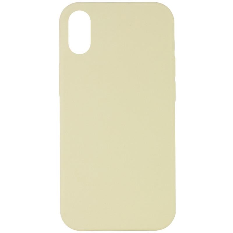 Протиударний Чохол Silicone Case Full Protective (AA) для Apple iPhone X / XS (5.8") Mellow Yellow