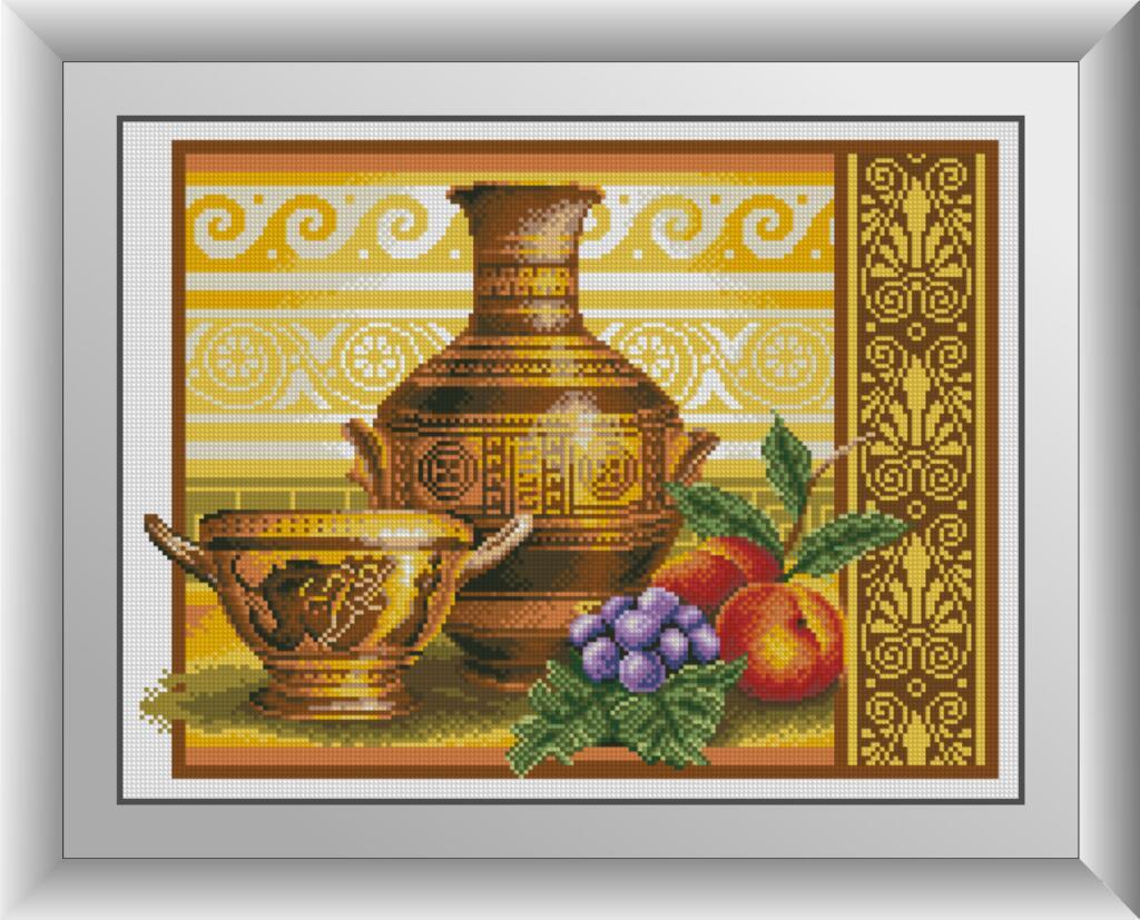 Алмазная мозаика Dream Art Ваза с персиками 37x49 см (DA.30214)