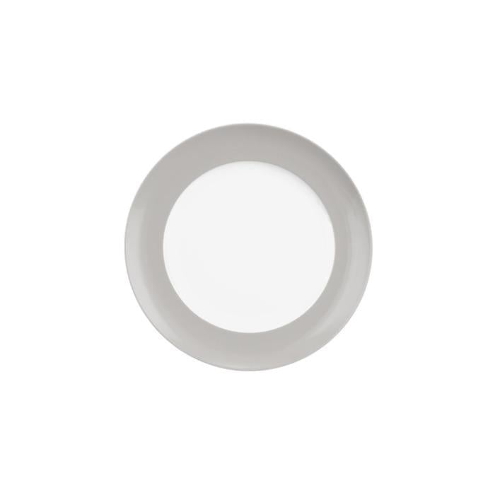 Тарелка для завтрака Seltmann Weiden Liberty Pure Colors 22,5 см Бело-серый