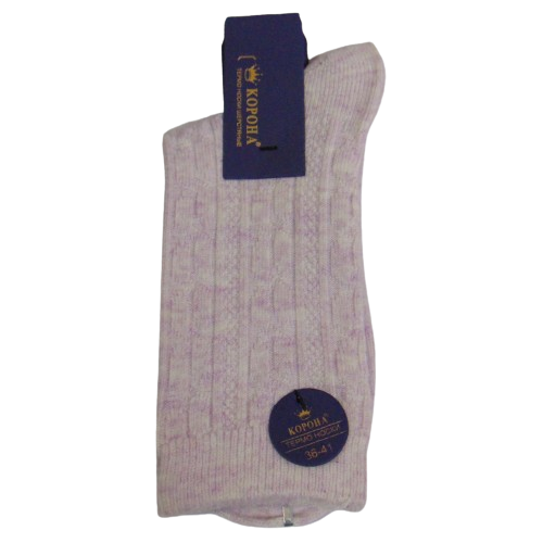 Носки термо Корона В2518 шерсть и хлопок р. 36-41 Пудровый (2329729781)