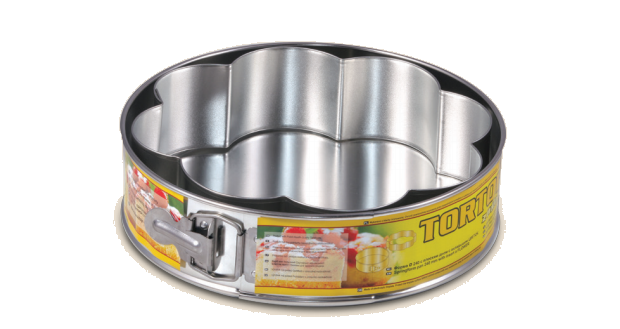 Тортовница Snb 24 см с вкладышем Цветок